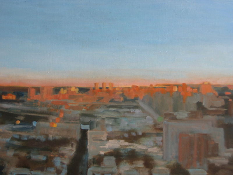 Early Light on West Philadelphia by Jerome Schwartz