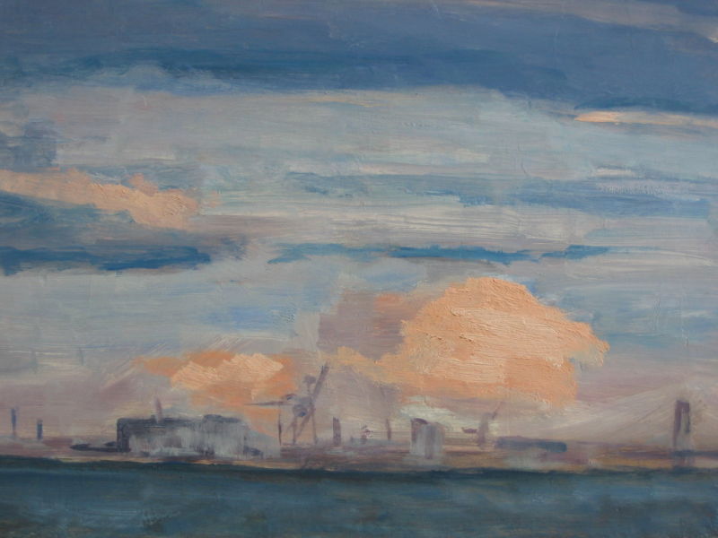 Click here to view Stormy Weather over Camden, New Jersey by Jerome Schwartz